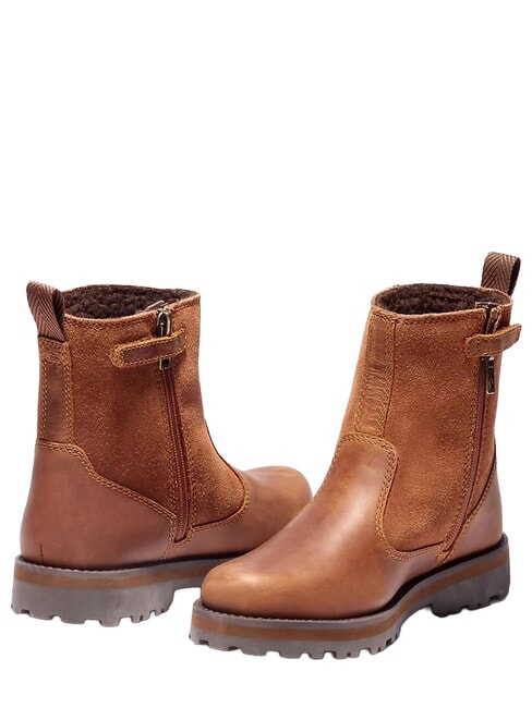 COURMA bottines en cuir gla&ccedil;age - Chaussures de b&eacute;b&eacute;