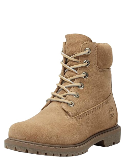 PREMIUM Bottines en cuir &agrave; lacets beige moyen - Chaussures Femme