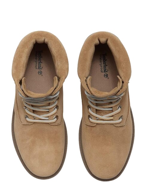 PREMIUM Bottines en cuir &agrave; lacets beige moyen - Chaussures Femme