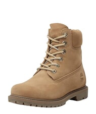 TIMBERLAND PREMIUM Bottines en cuir &agrave; lacets beige moyen - Chaussures Femme - 4