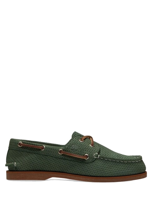 AUTHENTIC chaussures en cuir su&eacute;d&eacute; vert - Chaussures Femme