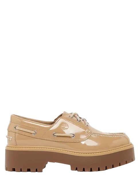 STONE STREET chaussures en cuir beige - Chaussures Femme