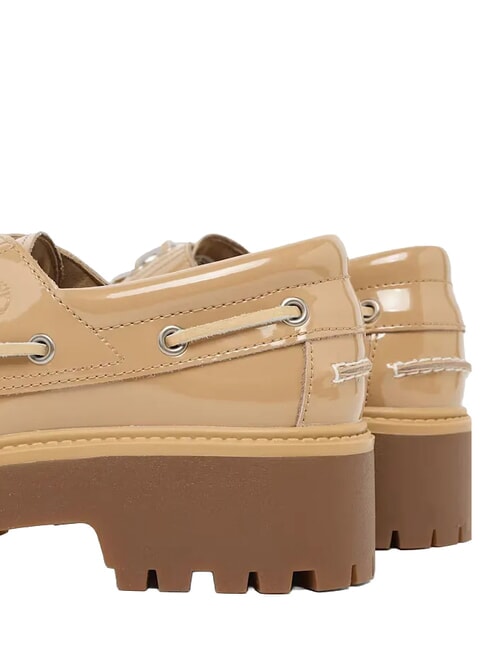 STONE STREET chaussures en cuir beige - Chaussures Femme