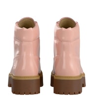 TIMBERLAND STONE STREET  Bottines hautes en cuir rose clair - Chaussures Femme - 4