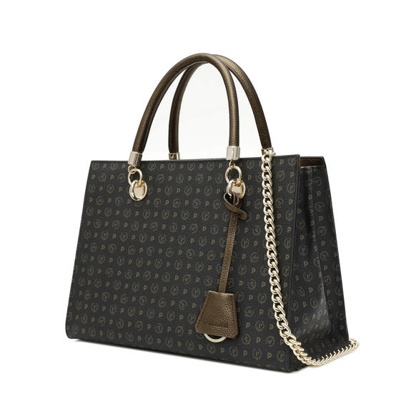 Heritage Bronze Sac à main avec bandoulière bronze noir - Sacs pour Femme