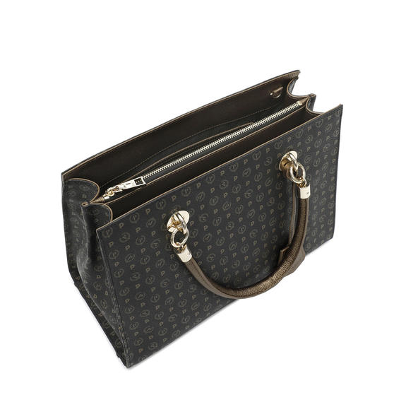 Heritage Bronze Sac à main avec bandoulière bronze noir - Sacs pour Femme