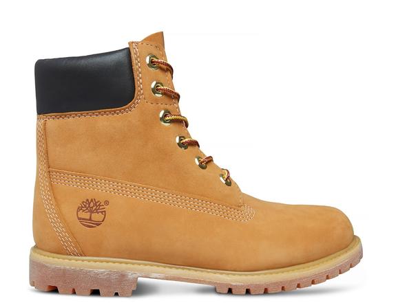 bottes 6 POUCES PREMIUM, nubuck jaune - Chaussures Femme