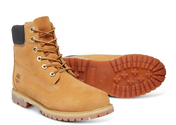 bottes 6 POUCES PREMIUM, nubuck jaune - Chaussures Femme