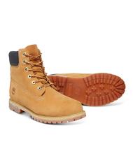 TIMBERLAND bottes 6 POUCES PREMIUM, nubuck jaune - Chaussures Femme - 8