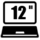 Porta PC 12 "