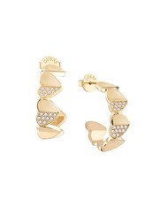 Boucles d'oreilles Guess Heart Cage Acier doré - JUBE03098JWYG