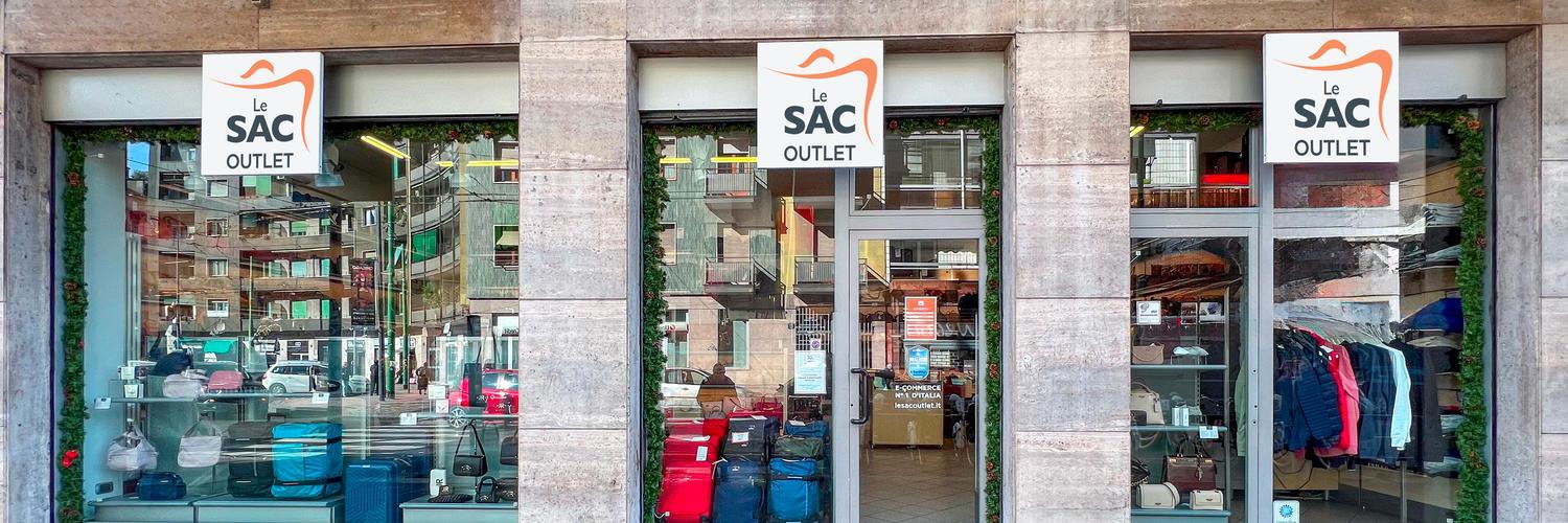 Vetrina Le Sac Outlet Via Brofferio 1 - Milano